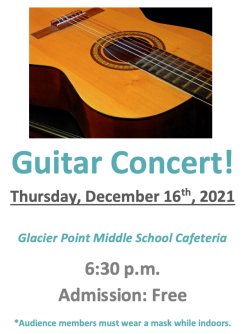 guitar concert flyer